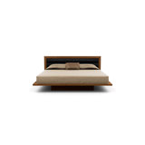 Moduluxe Solid Wood and Upholstered Platform Bed