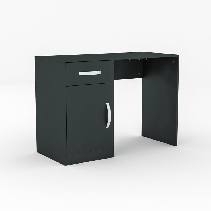 Muskoka Solid Wood Base Computer Desk, Black