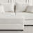 72.8" Upholstered Loveseat Sofa With Ottoman-734669185