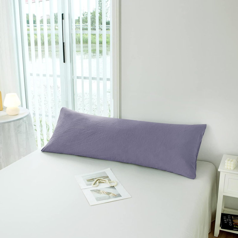 Housse de coussin réversible, Mauve