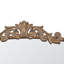 Miroir arqué 40 po x 31 po de style classique et cadre d'inspiration baroque pour le salon-70077139-96443538