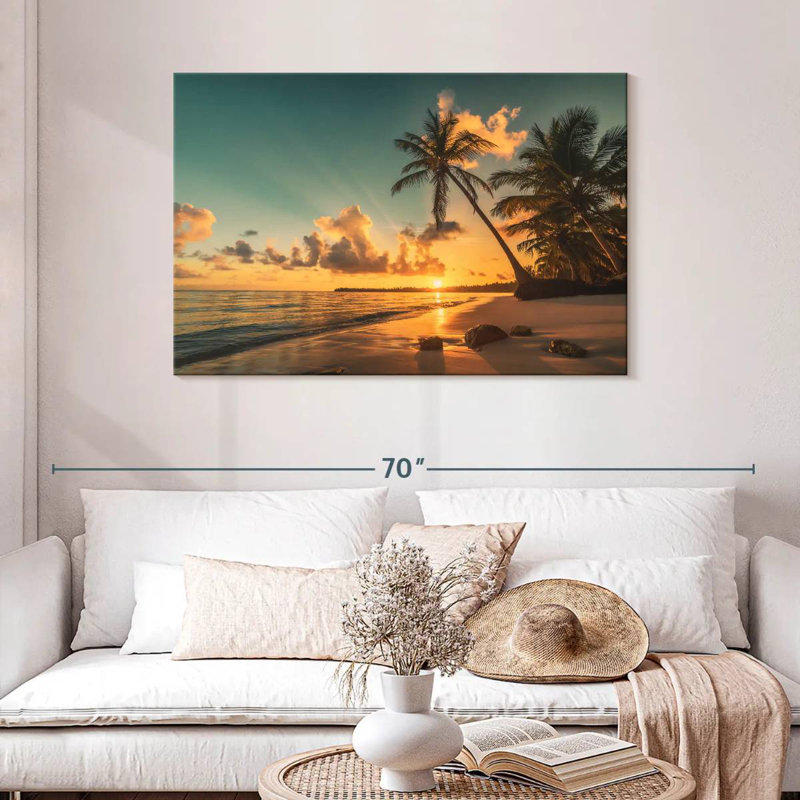 Palmier de Pointe Cana, H 30 po x l 45 po