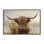 Giclée encadrée Highland Cow & Warm Sunset, design par CAD Designs