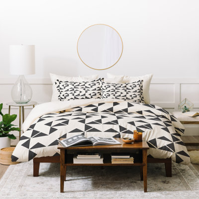 Polyester Geometric Shapes Duvet Cover Set