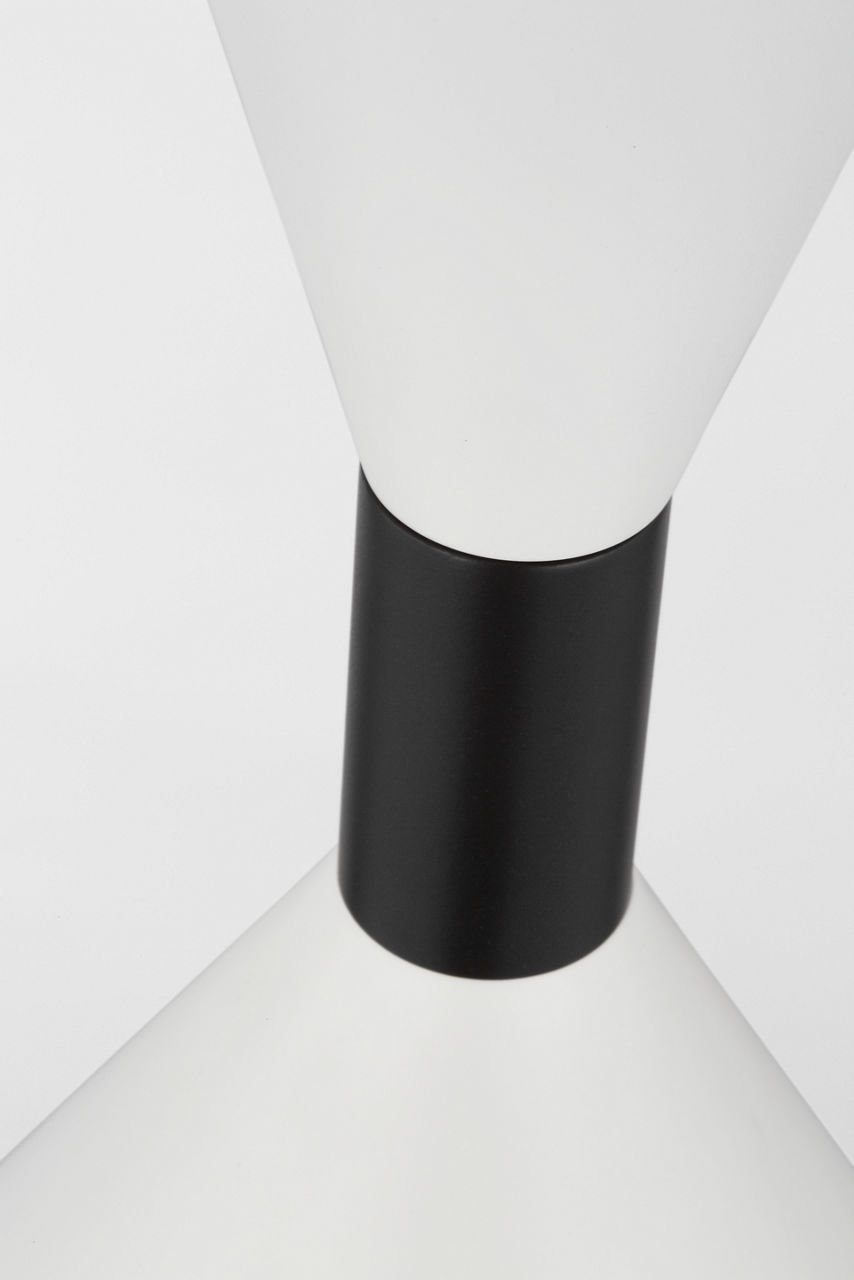 Dimmable Single Light Pendant, Midnight Black, 14" H x 10" W x 10" D
