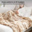 Tie-Dye Faux Rabbit Fur & Flannel Weighted Throw Blanket, Ultra Soft & Cozy for Sofa Couch Bed-125287876-125287882