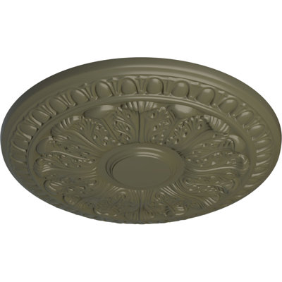 Médaillon de plafond H 15,75 po x l 15,75 po x P 1,5 po Colton