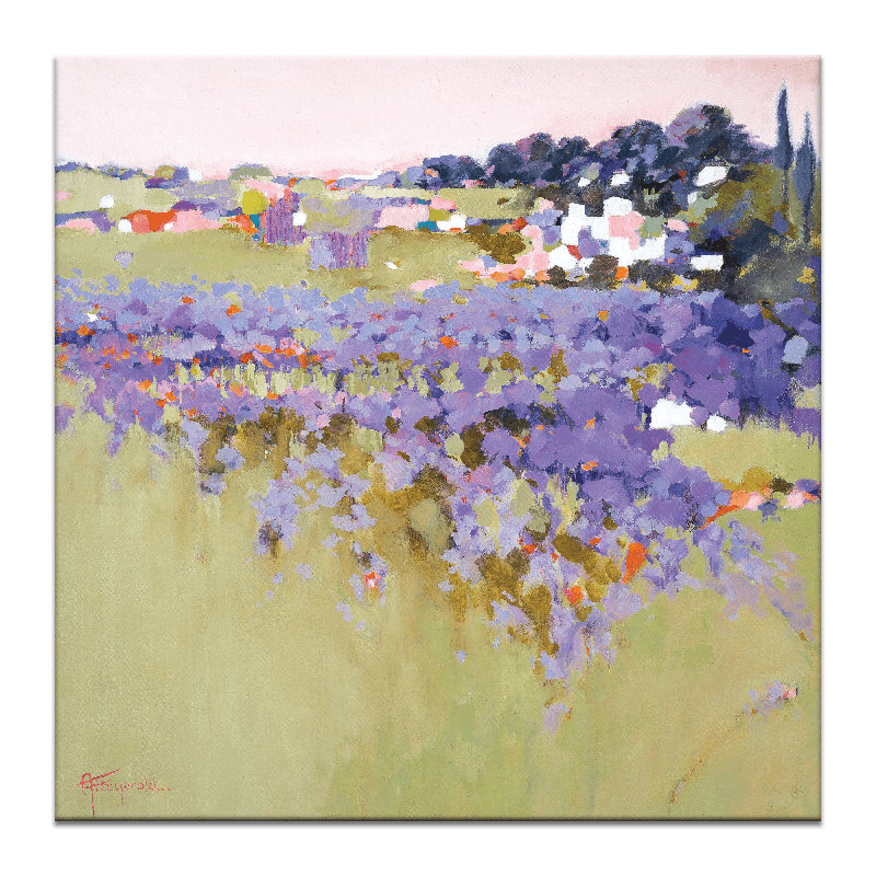 Summer Tango by Catherine Fitzgerald - Painting, 76cm H x 76cm W x 5cm D, Wrapped Canvas