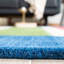 Tapis bleu / rouge / vert en laine Adione-425342368