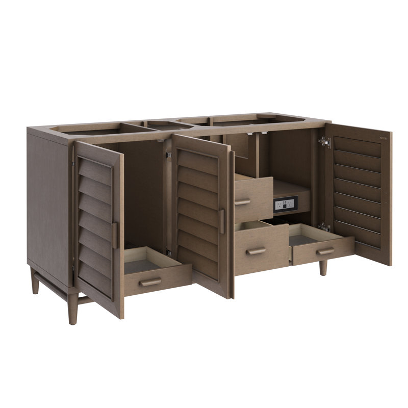 Broeder 60'' W Double Vanity, Phantome Eclos, Widespread