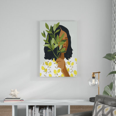 «Botany Portrait I», peinture sur toile