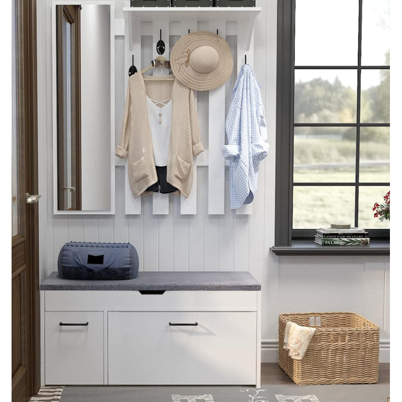 7 Pair Shoe Storage Bench