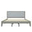 Solid Wood Platform Upholstered Headboard Bed