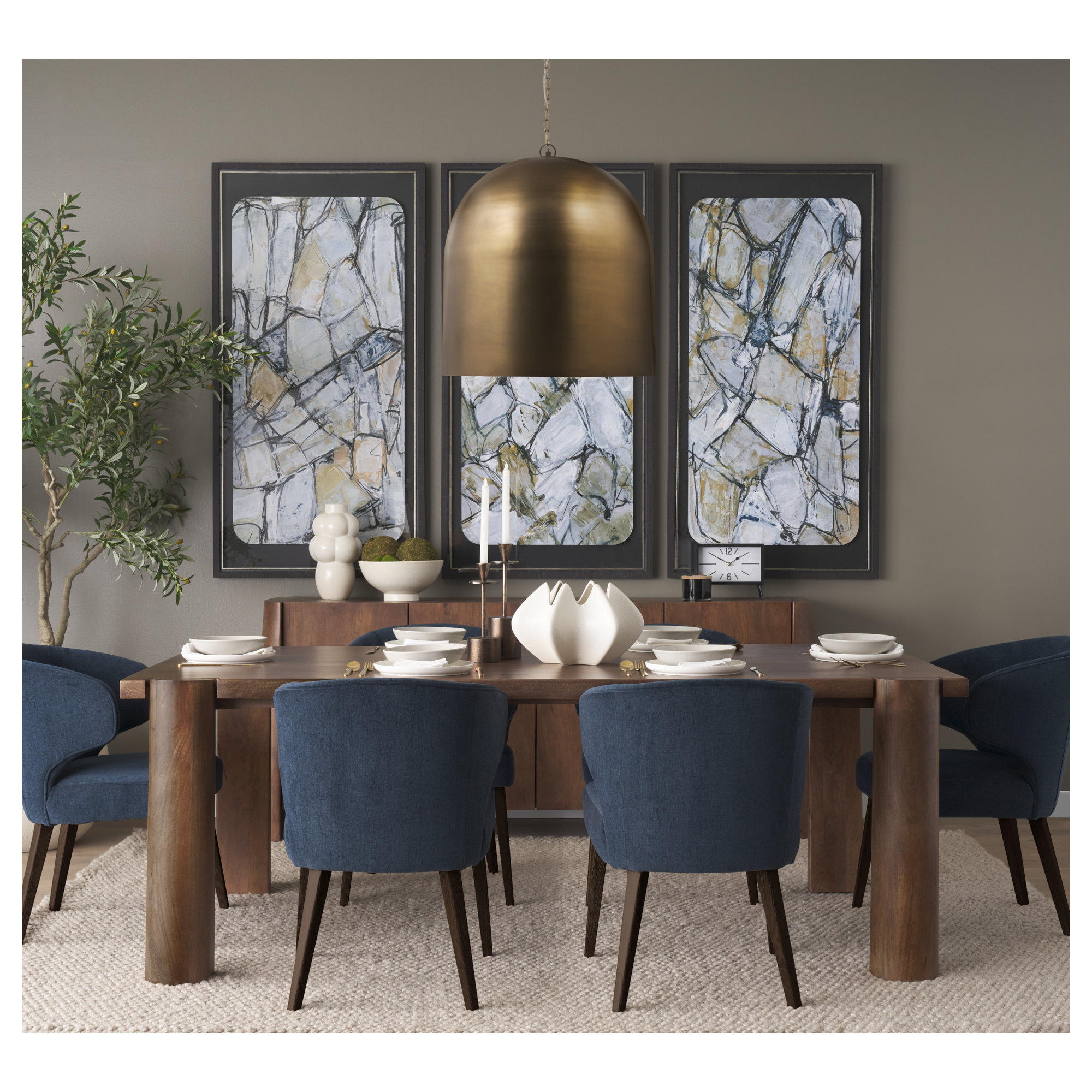 Miles Single Light Metal Dimmable Pendant