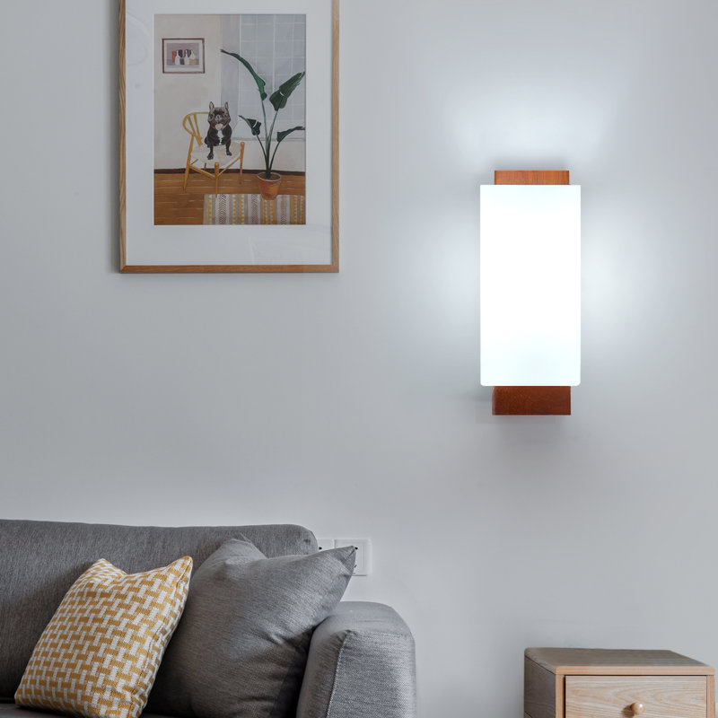 Glass Flush Mounted Sconce