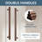 56-60 In. W X 58 In. H Semi-Frameless Double Sliding Tub Door With 1/4 In. Clear Tempered Glass In Oil Rubbed Bronze-129483713