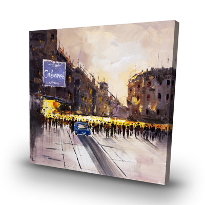 Ready for the show - 32"x32" art on canvas