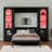 Murphy Bed With Drawers And Led-1748007166