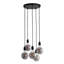 Phinney 5 - Light Black Cluster Pendant