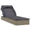 Lit de bronzage en poly rotin 83,9 po x 24,8 po x 38,2 po Latitude Run®-1498933038-1498933036