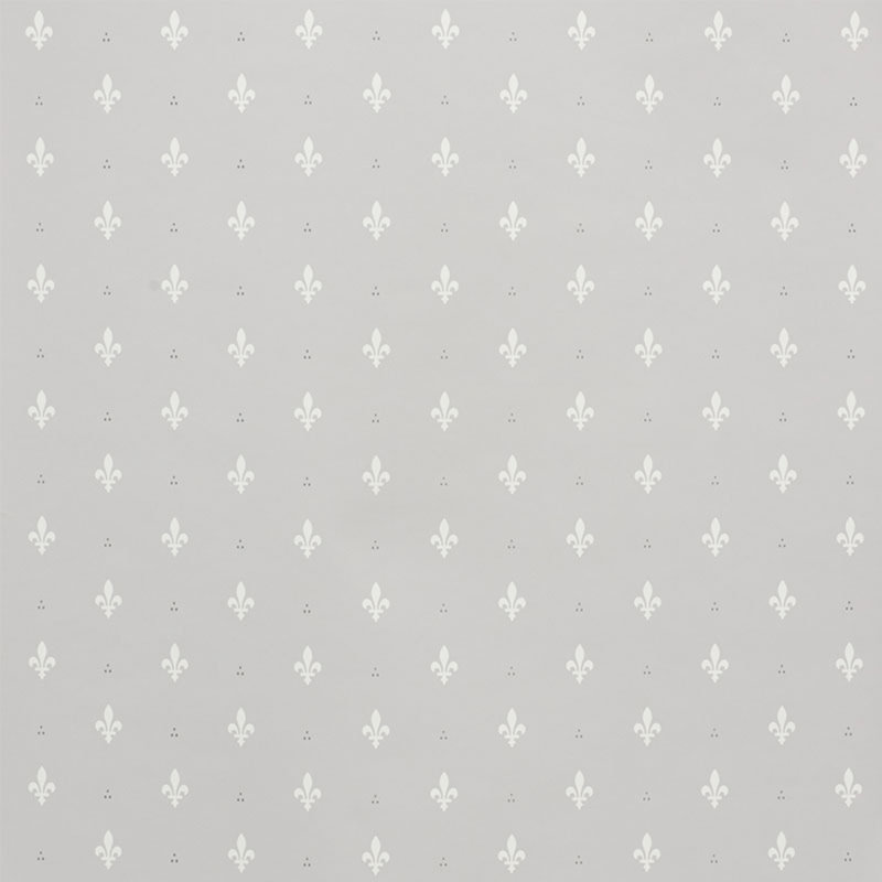 Fleur De Lis Wallpaper, Gray
