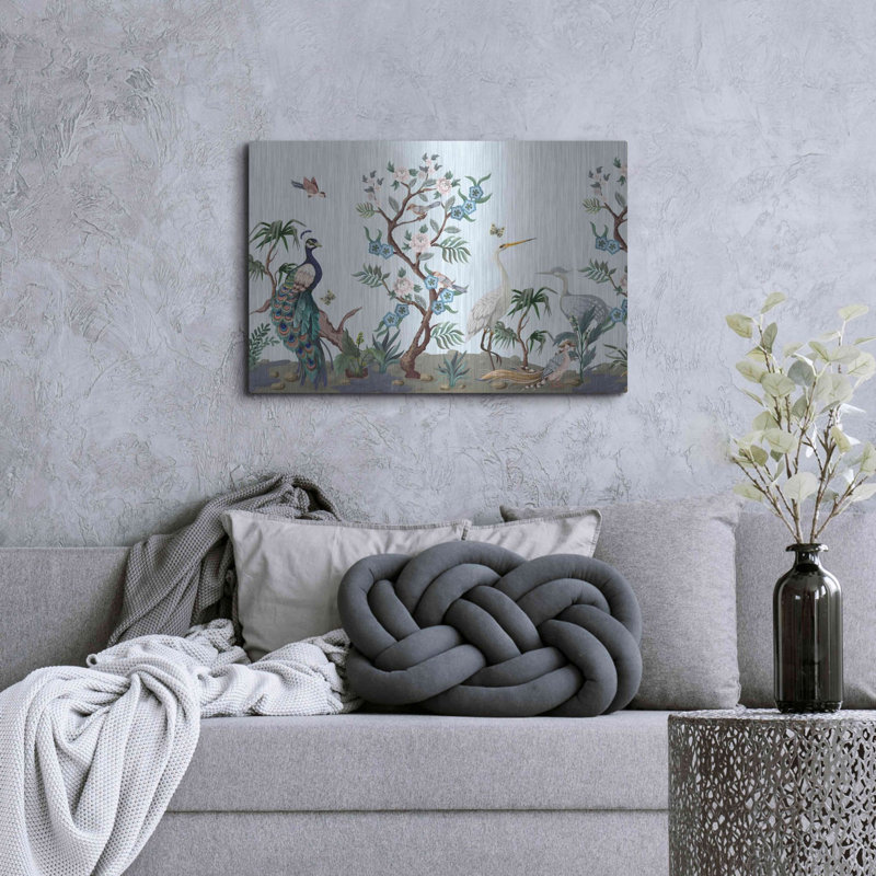 «Florida Bird Garden Crop» par Luxe, H 24 po x l 36 po