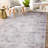 Louisa Machine Washable Oriental Performance Cream/Gray/Brown Area Rug-1658649764