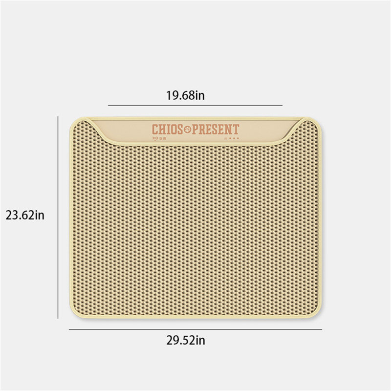 Tapis de fumier à double couche, H 0,3 po x l 29,52 po x P 23,62 po