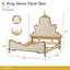 Velvet Scalloped Bed-550067925-539880833