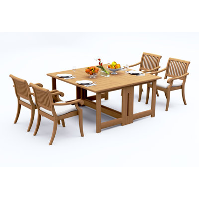 Ensemble repas d'extérieur L 59 po pour 4 personnes Appel Square
