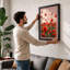 Floating Poppies Botanical - Framed Print-897954013-897954016