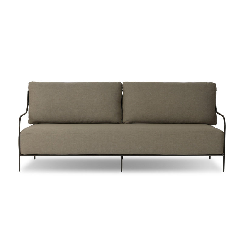 Segovia Outdoor Sofa-78"-Alessi Fawn, Alessi Fawn