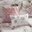 8 Piece Printed Comforter Set Blush