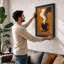 Steaming Tea Modern - Framed Print-108006376-108006379