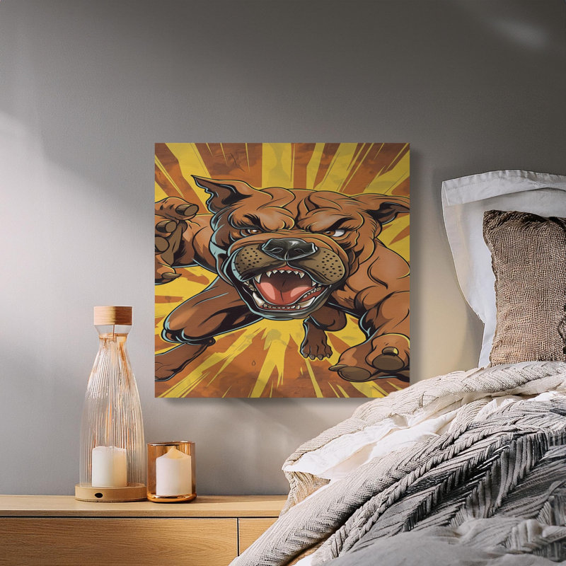 Dog Pop Art Canvas, 10x10
