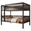 Lit superposé rustique Juniper avec barrières de sécurité et échelle-135760888