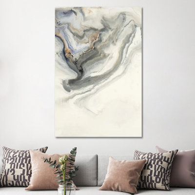 Untitled Gray/Brown by Corrie LaVelle - Wrapped Canvas Gallery-Wrapped Canvas Giclée
