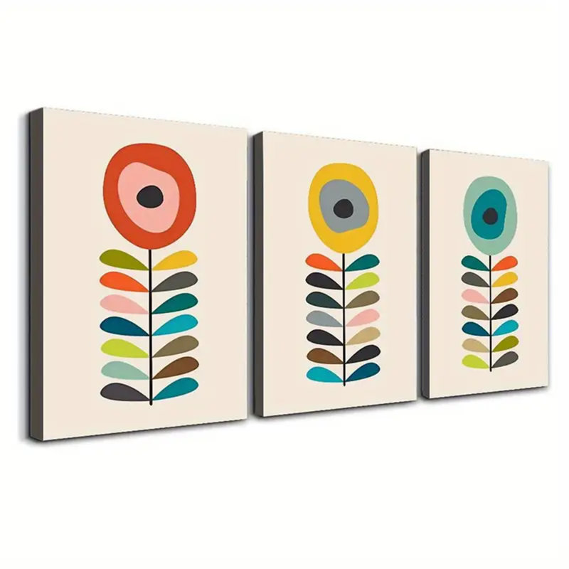 3 Piece Wrapped Canvas Painting