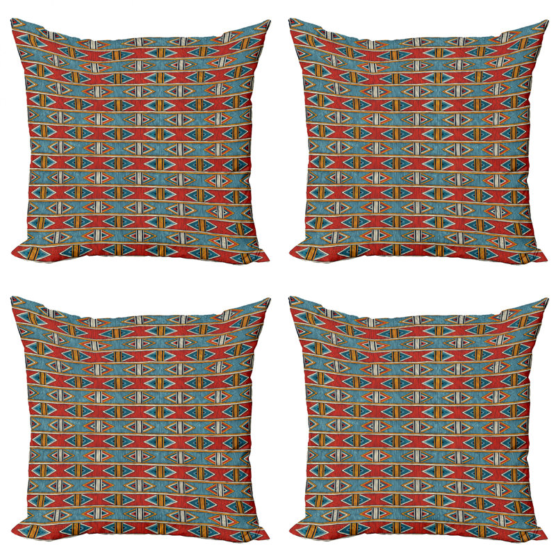 Housse de coussin Tribal, 16 po x 1 po