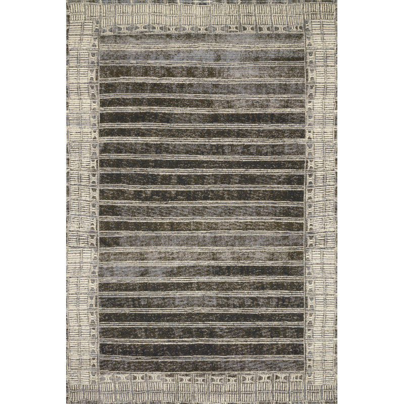 Boden Striped Indoor / Outdoor Rug, Rectangle 3'11" x 5'11"