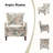 Alikah Armchair with Floral Fabric Pattern-92282183