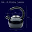 Enamel On Steel Whistling Induction Teakettle with Flip-Up Spout, 2-Quart-75288988
