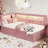 Upholstered Twin Size Platform Bed-117979504