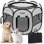 Parc pour animaux de compagnie pour chat avec enclos intérieur pour chiots pour camping en plein air