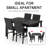 4-Person Dining Table And Chair Set, Dining Table And Chair 5-Piece Set, Diamond Leather Seats For Dining Room,-1638086765