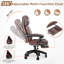 Chaise de bureau robuste de 500 lb avec support lombaire réglable, repose-pieds-1523938124