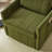 Upholstered Convertible Fold Out Chair Bed with 5-Position Adjustable Backrest, Side Pockets and a Storage Basket-112704322