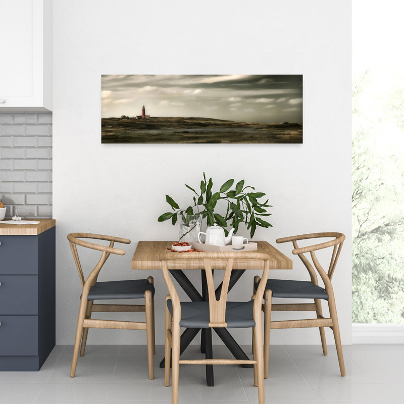 Art mural paysage lointain, paisible, paisible, serein, H 12 po x l 36 po