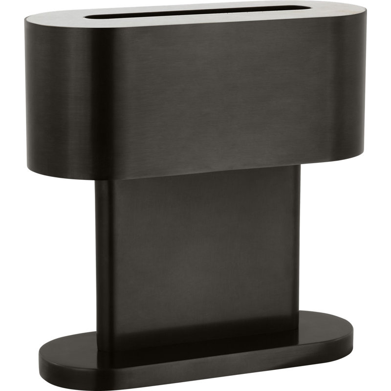 Wyllis Table Lamp, 12" H x 12" W x 5" D, Bronze