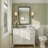 Aevar Tempered Glass and Aluminum Alloy Framed French Cleat Mounted Wall Mirror with 5-Year Warranty-397524569-384154461